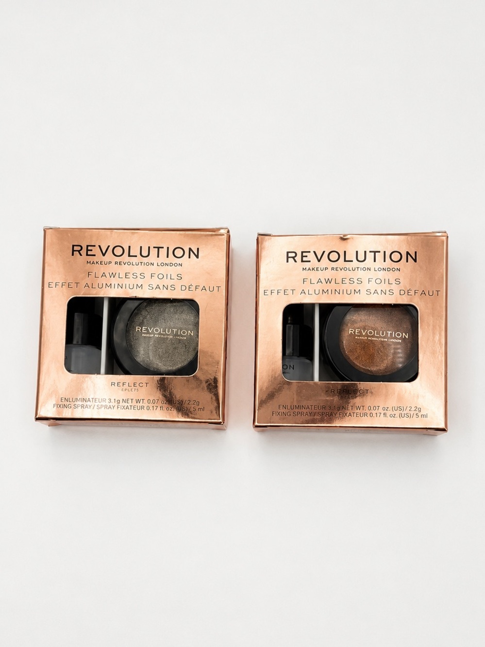 Makeup Revolution Flawless Foils Bundle – Retreat & Overcome  NIB